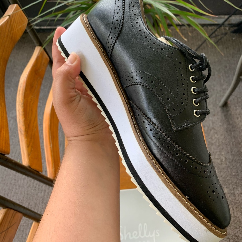Shellys London platform sneakers size 8 1/2